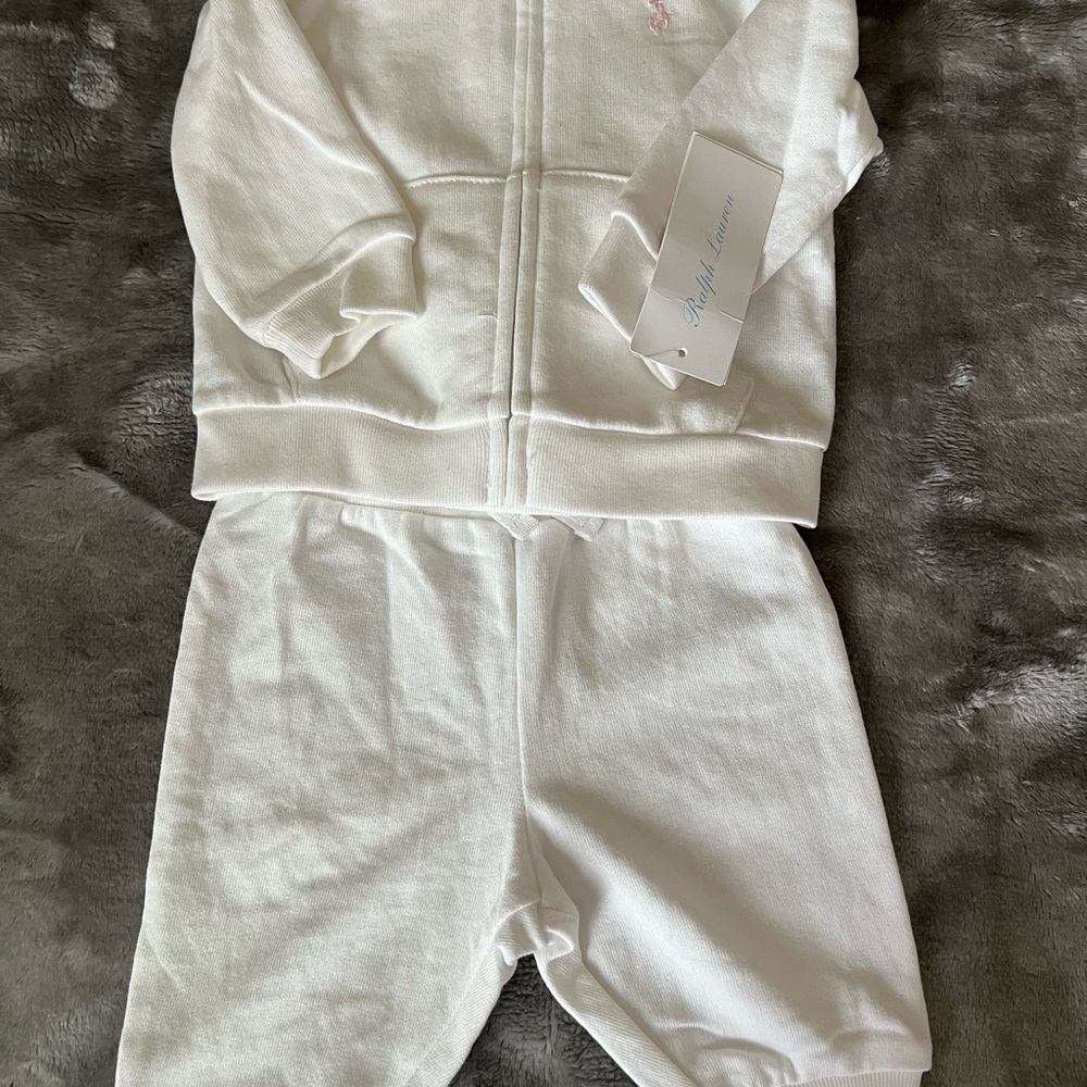 White Baby Sweater & Pants Set
